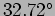 $32.72^{\circ}$
