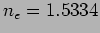 $n_e=1.5334$