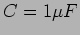 $C=1 \mu F$